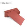 Red Wine Metallic Textured Envelopes