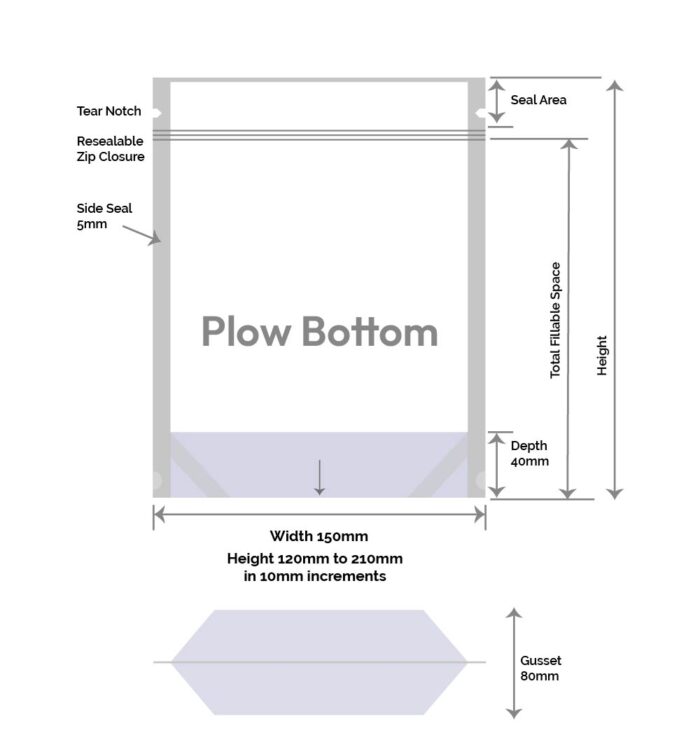 Standup Pouch_Plow 150mm
