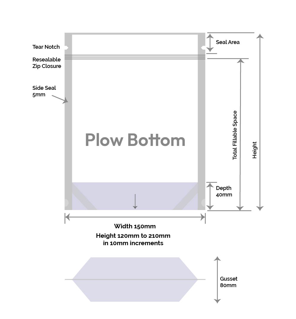 Standup Pouch_Plow 150mm