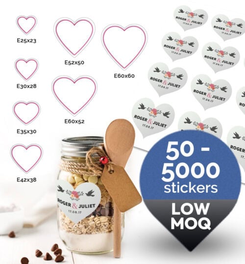 Custom Stickers_Heart Stickers
