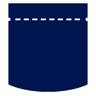 custom pouch with tear notch