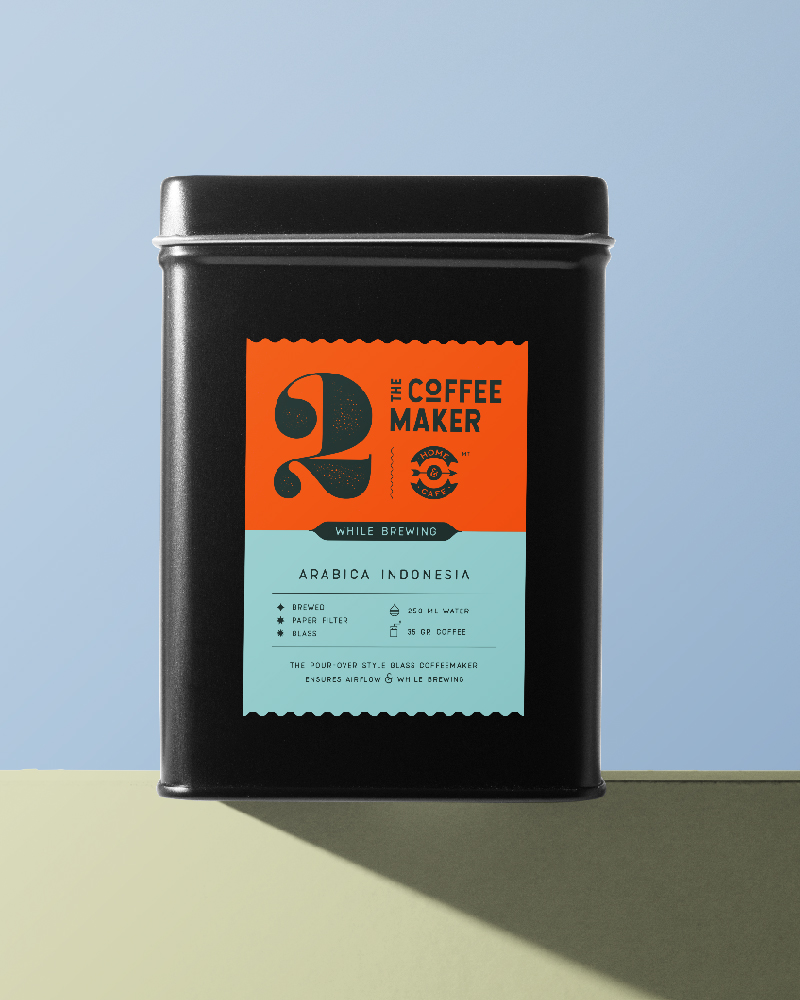 mirrorkote stickers showcase coffee tin packaging