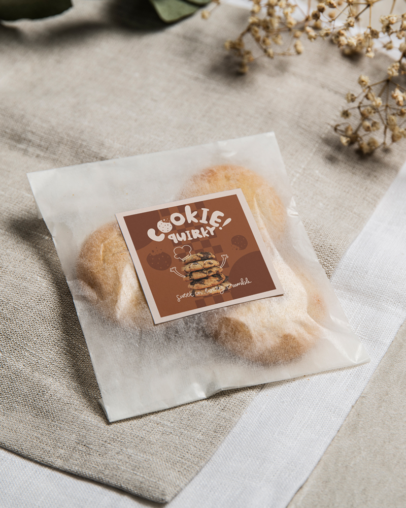mirrorkote stickers showcase homemade cookies