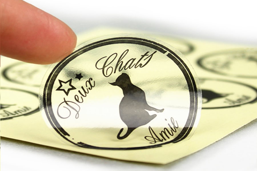 transparent stickers printing singapore