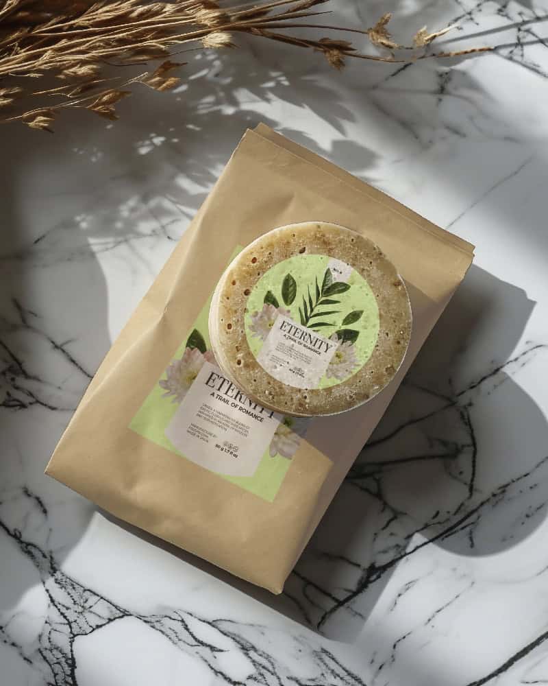 woodfree stickers showcase handmade soap