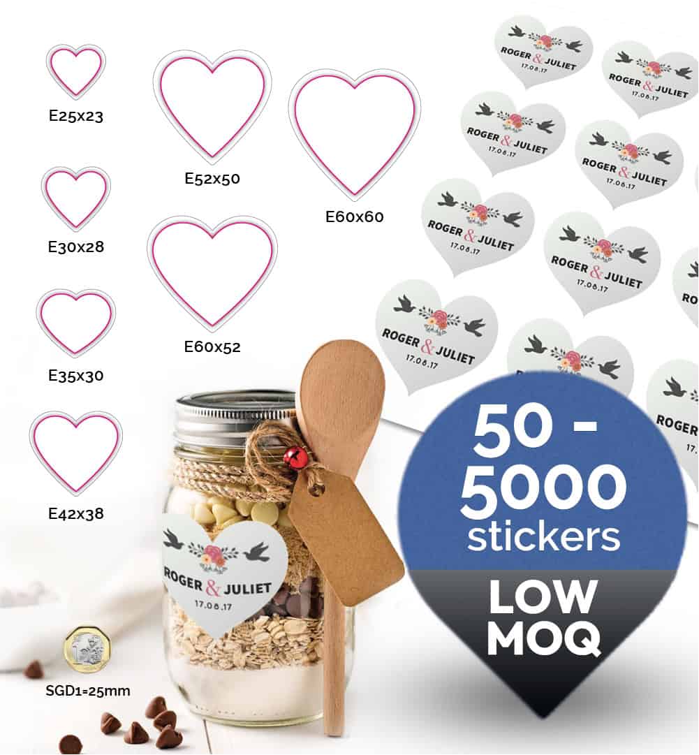 Custom Stickers_Heart Stickers