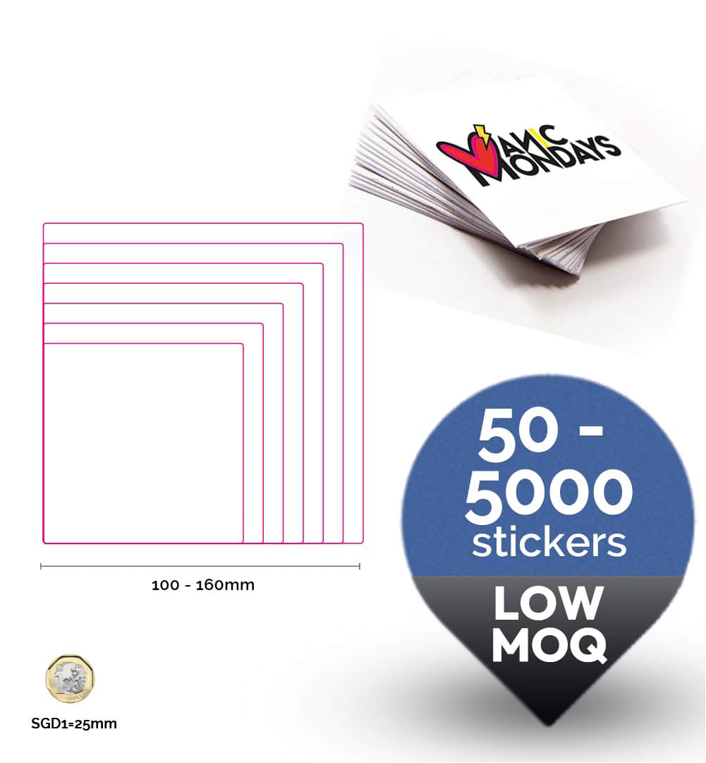 Custom Stickers_Square Stickers A100-160mm