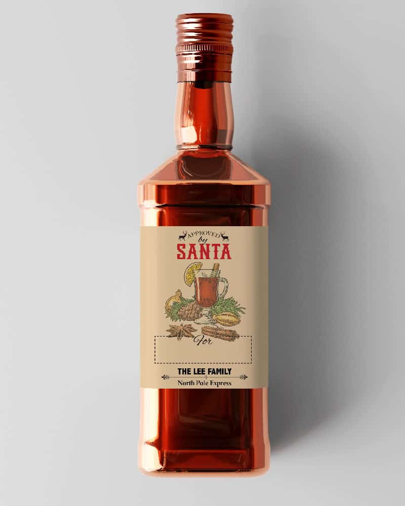 kraft stickers showcase mulled wine