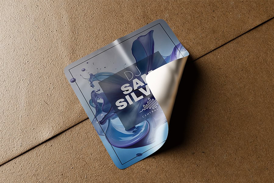 metallic stickers printing singapore